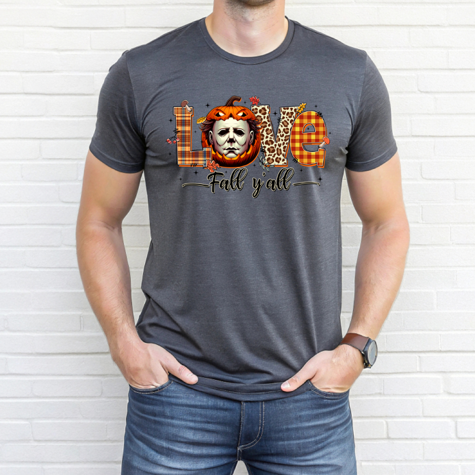 Micheal Myers Love Fall Y'all Tee